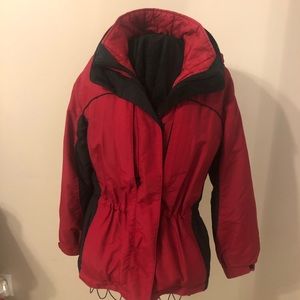 Women’s red Pacific trail outdoor wear jacket